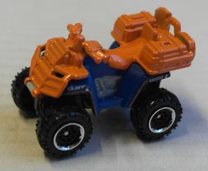Matchbox Sand Shredder Quad dunkelblau/orange MBX Mattel ATV Four-Wheeler Allrad - Picture 1 of 4