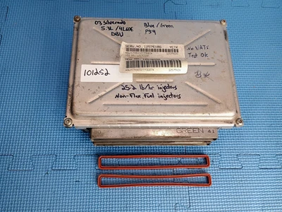 VATS Deleted PCM -Tested - '03-'07 GREEN/BLUE 12576106 P59 Chevy GMC 6.0 4.8 5.3 - Image 1 of 4