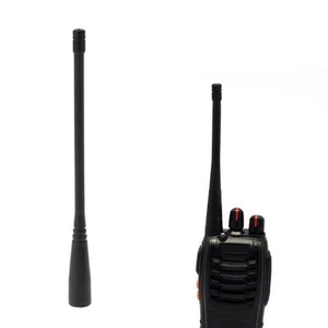 Antenne 50 Ohm Noir 17 CM Pour Baofeng Sma-Female Uhf / Vhf Haute Qualité - Photo 1/6
