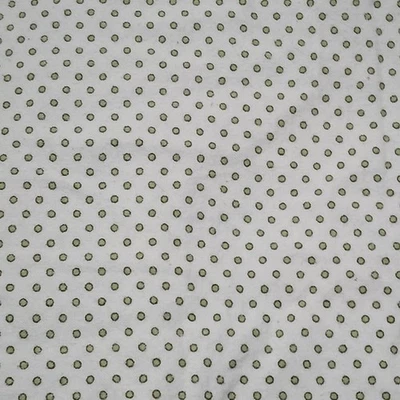 Manta Bebé Amy Coe Edición Limitada 100% Algodón Franela Verde Marrón Lunares Foto 1 de 4