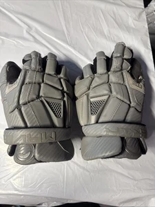 Graue Maverick M5 Lacrosse Handschuhe, Größe M - Bild 1 von 6