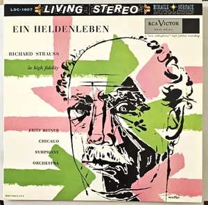 STRAUSS- Ein Heldenleben- REINERr/CHICAGO SYMPHONY- RCA LSC 1807 180 gram - Picture 1 of 7