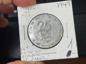 Münze Israel 25 Mils 1949 - Bild 1 von 6