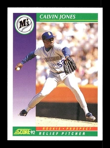 CALVIN JONES ⚾ 1992 Score Baseball Card #868 Seattle Mariners - Picture 1 of 2