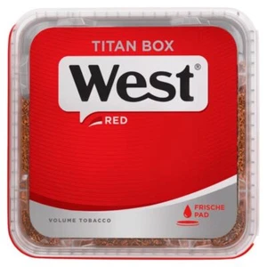 West red Volumentabak 1 Dose Titan Box 280g West rot Stopftabak - Bild 1 von 2