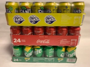Coca Cola , Fanta Lemon & Sprite je 24 x 0,33l Dose XXL-Paket - Bild 1 von 1