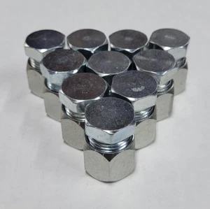 (10 Pairs) 1/4" # 4 JIC CAP & PLUG COMBO HYDRAULIC FITTING, 0304C-04 | 2408-04 - Picture 1 of 2