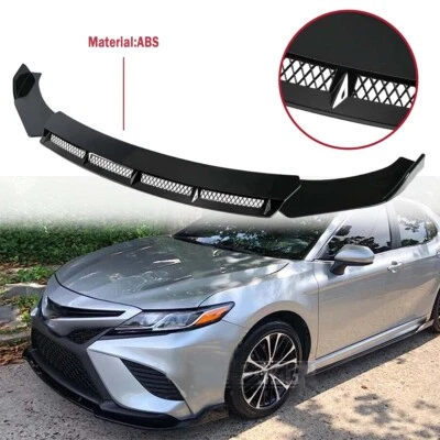 For Toyota for Camry SE XSE 2018-2022 Glossy Front Bumper Lip Spoiler Splitter Foto 1 de 4