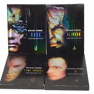 Star Trek Fan Collective 4 DVDS - Q, BORG, KLINGON, TIME TRAVEL GREAT SHAPE! - Foto 1 di 2