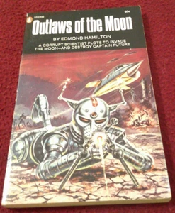 Outlaws of the Moon by Edmond Hamilton (1969, pb) Captain Future sf novel - Imagen 1 de 3