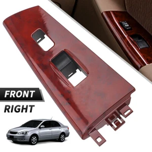 INTERRUPTOR VENTANA ELÉCTRICA DERECHA PASAJERO BISEL MADERA GRANO PARA TOYOTA COROLLA 2003-08 - Imagen 1 de 7