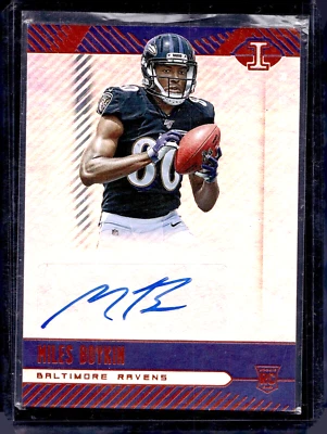 2019 ILLUSIONS #RS-MIB MILES BOYKIN (RC) Ravens Rookie Auto - Image 1 of 2