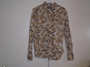 LL Bean Signature Men's Camo Shirt, Long Sleeve, Size Small - Picture 1 of 1