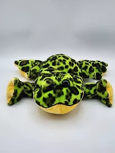 Ganz Webkinz Bullfrog Plush Green Frog Spots Stuffed Animal Toy - Picture 1 of 8