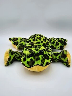 Ganz Webkinz Bullfrog Plush Green Frog Spots Stuffed Animal Toy  - Image 1 of 4