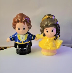 Fisher Price Little People Disney Princess Belle and Prince Adam - Picture 1 of 2