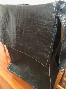 Woolpack Bulka Bag, Black, New, 70x70x100cm, Rubbish, Gardening ~~SAVE 75%~~r - Picture 1 of 5