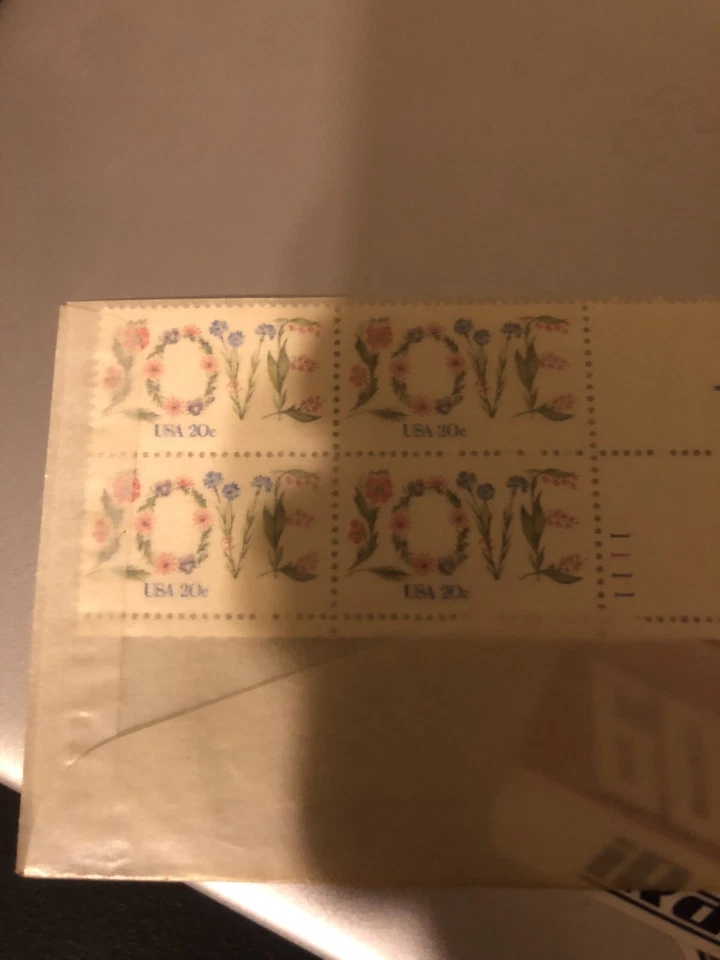 # 1951 - 1982 20c Love Series: Love Flowers - Image 1 of 1