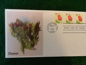 #2526 29c *FLOWER* PNC3 FIRST DAY COVER.  PLT. #S2222 - Picture 1 of 1