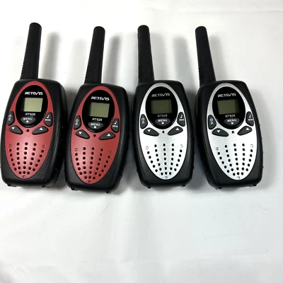 Retevis RT628  8 Channel Walkie Talkies Set Of 4 Fully TESTED - Image 1 of 4