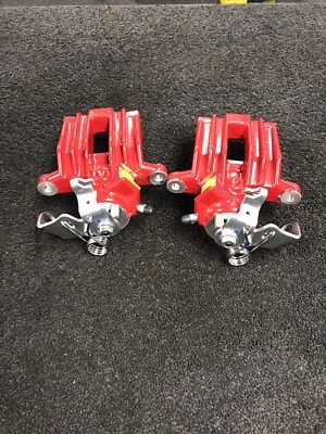 2 PINZA FRENO TRASERA ROJA PARA SEAT IBIZA 6L 6K 1M TDi 1996-2005 CON DISCO SÓLIDO Foto 1 de 3