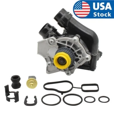 Water Pump Thermostat Assembly 06H121026 For Audi A4 A5 A6 VW Passat 1.8T 2.0T - Image 1 of 4