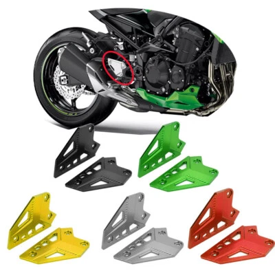 Protector de placa de talón reposapiés de aluminio para 2017-2024 Z900  Foto 1 de 3