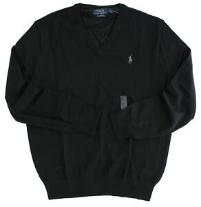 Polo Ralph Lauren Men's Sweater Shirt Knit Pima Cotton, V-Neck Pullover MSRP $89