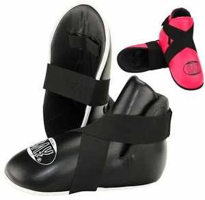 BAY® SuperKick Leder PU Fußschutz Fußschützer KICKBOXEN Kampfsport Spannschutz - Bild 1 von 14