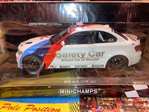 110020040 MINICHAMPS 1 18 BMW 1M SAFETY CAR 2011 LIMITED ED. 504 PCS VERY RARE - Picture 1 of 8