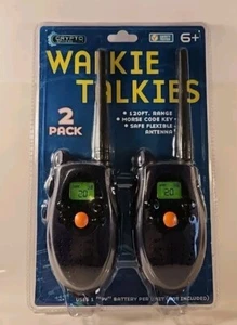 Crypto Sphere Walkie Talkies 2 Pack 120 Ft Range 9V NEW - Picture 1 of 2