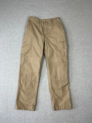 Army Pants Adult 31x32 Tan Button Fly Cargo Utility Combat Trouser Propper - Image 1 of 4