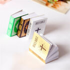 3pc Bible Holy Writ Verse Book 1:12 Miniature Accessory Toy Dollhouse Decoration