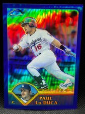 2003 Topps Chrome Baseball #37 PAUL LO DUCA * REFRACTOR * /699