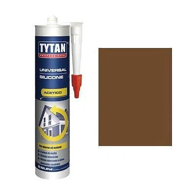 SILICONE ACETICO UNIVERSALE TYTAN MARRONE RAL 8007 ML 280 - Immagine 1 di 1