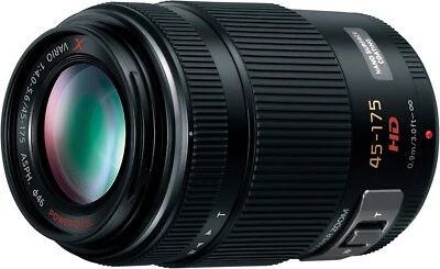 Panasonic Lumix G X Vario PZ 45-175mm f/4.0-5.6 ASPH Lens Black New from Japan - Image 1 of 3