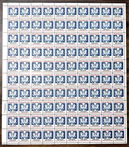 Scott O132 1983 $1.00 Official Mail Issue Sheet of 100 Mint VF NH Cat $290 - Picture 1 of 2