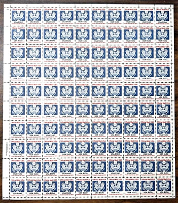 Scott O132 1983 $1.00 Official Mail Issue Sheet of 100 Mint VF NH Cat $290 - Image 1 of 2