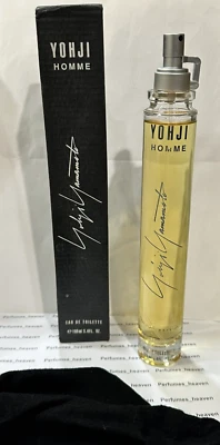 Yohji Homme Yohji Yamamoto 3,4 oz/100 ml EDT Spray Hombres DE COLECCIÓN NUEVO EN CAJA RARO Foto 1 de 3