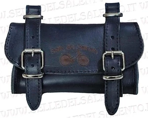 Borsa sotto sella pelle borsello bici bicicletta Vintage retròLeather Tools Bags - Picture 1 of 1