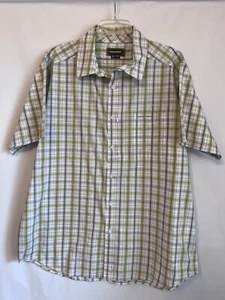 CRAGHOPPERS Herren 2XL (EUR 58) grün kariertes Kurzarm Hemd Wandern Outdoor - Bild 1 von 7