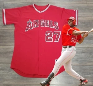 RARE! AUTHENTIC VINTAGE VLAD GUERRERO BASEBALL JERSEY 48 XL MAJESTIC ANGELS - Picture 1 of 14