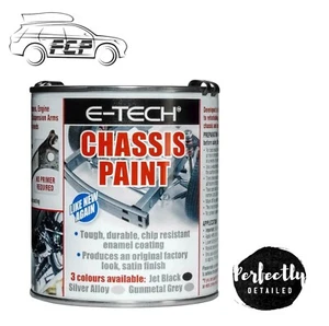 E-TECH GUNMETAL GRIS CHASIS PINCEL SOBRE ASTILLAS RESISTENTE COCHE FURGONETA REMOLQUE 500 ML - Imagen 1 de 1