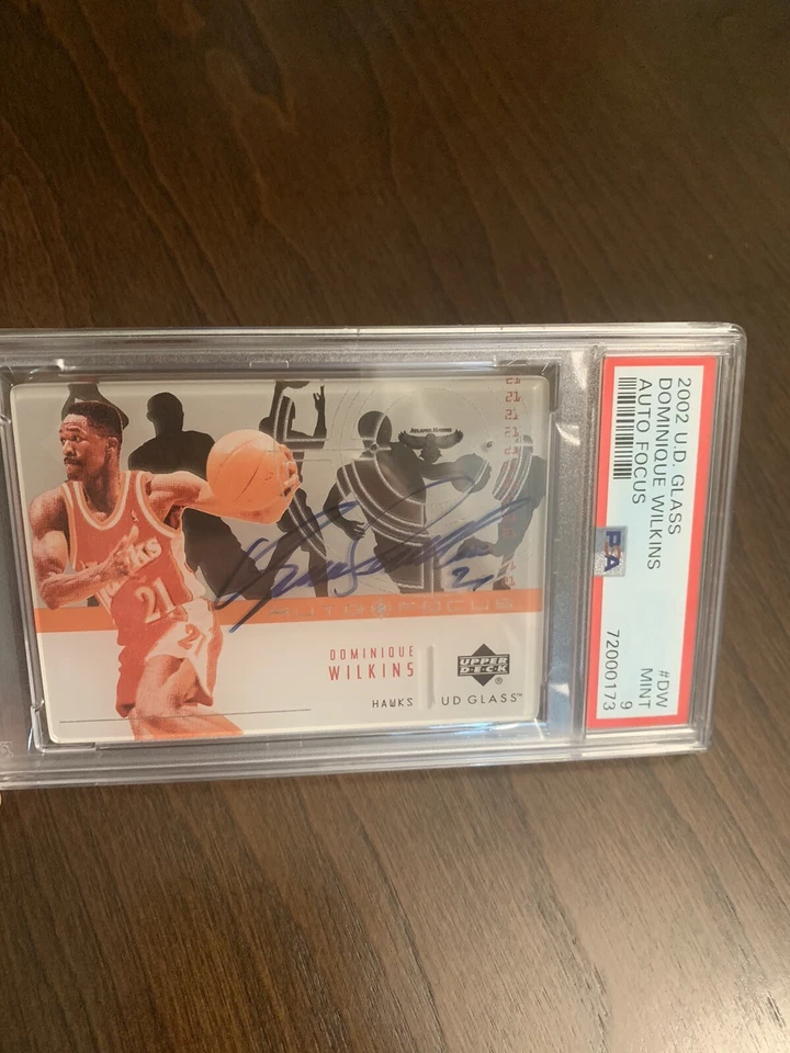 2002 U.D GLASS Dominique Wilkins Auto Focus - Image 1 of 4