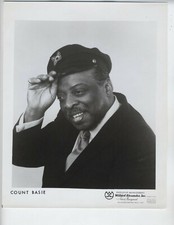 ORIGINAL COUNT BASIE JAZZ VINTAGE PHOTO JAZZ MUSICIAN 8X10 INCHES B