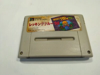 Nintendo Super Famicom Wrecking Crew 98 Mario Japan SFC SNES - Image 1 of 4