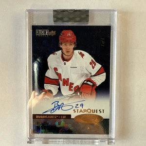 BRADLEY NADEAU 2024-25 Clear Cut 1/1 SSP Collectors Choice StarQuest Rookie RC ! - Picture 1 of 3