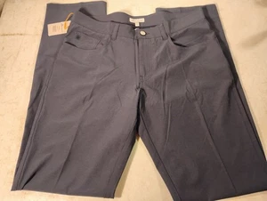 Peter Millar Herrenhose 33 x 34 marineblau fünf Taschen neu mit Etikett Krone Sport Leistung - Bild 1 von 8