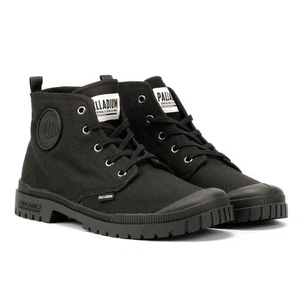 Palladium SP20 Hi CVS Canvas Black Boots - Picture 1 of 8