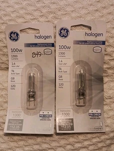 2 GE T4 G8 Base 100w Bulbs - Picture 1 of 2